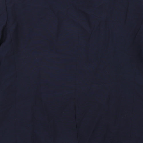 Preworn Mens Blue   Jacket Suit Jacket Size 42