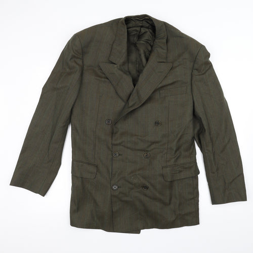 Fariani Mens Green   Jacket Suit Jacket Size 42