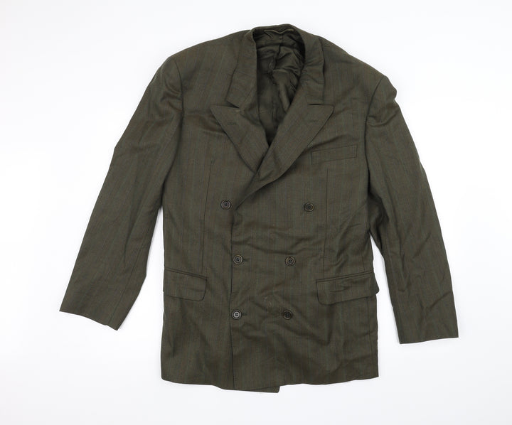 Fariani Mens Green   Jacket Suit Jacket Size 42