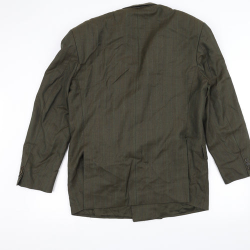 Fariani Mens Green   Jacket Suit Jacket Size 42