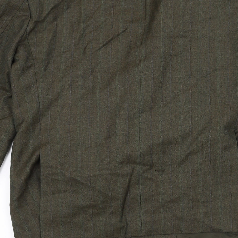 Fariani Mens Green   Jacket Suit Jacket Size 42