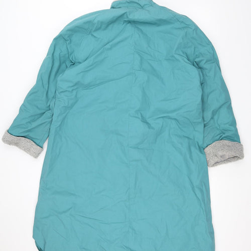 Preworn Womens Blue   Overcoat Coat Size 20