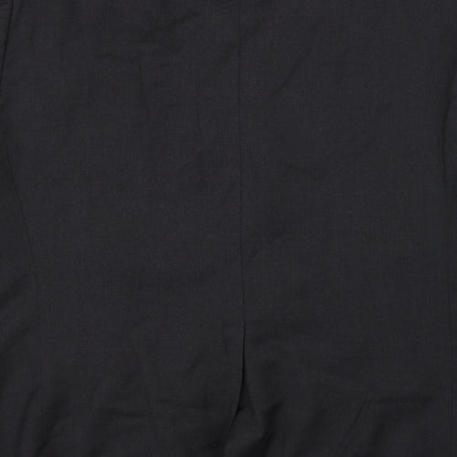 Angelico Mens Black   Jacket Suit Jacket Size 40