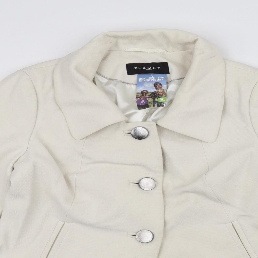 Planet Womens White   Jacket  Size 12