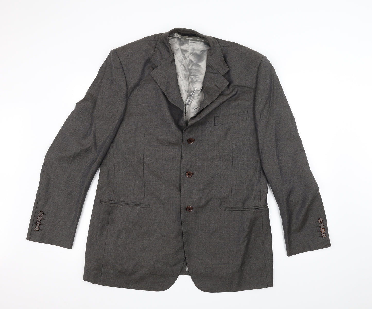 Marks and Spencer Mens Grey   Jacket Suit Jacket Size 42