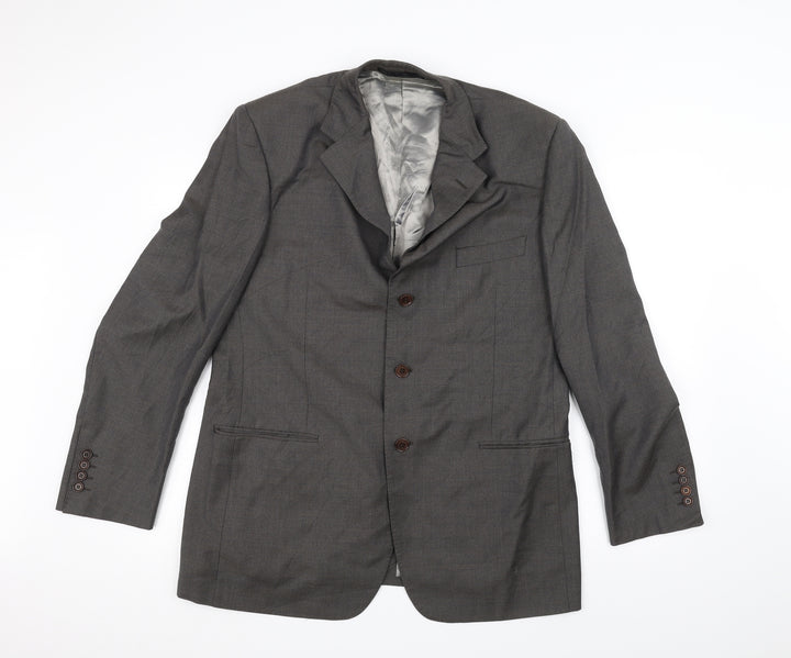 Marks and Spencer Mens Grey   Jacket Suit Jacket Size 42