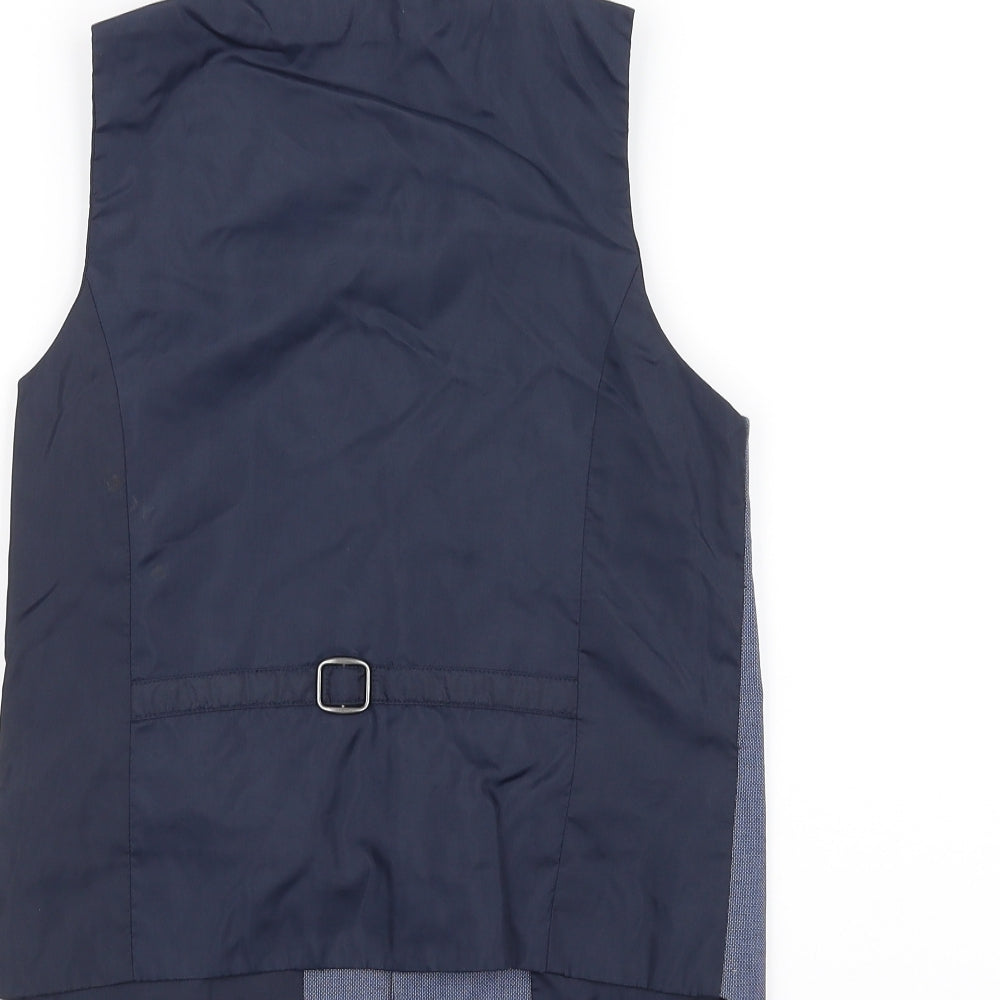 Marks and Spencer Boys Blue   Jacket Waistcoat Size 11-12 Years