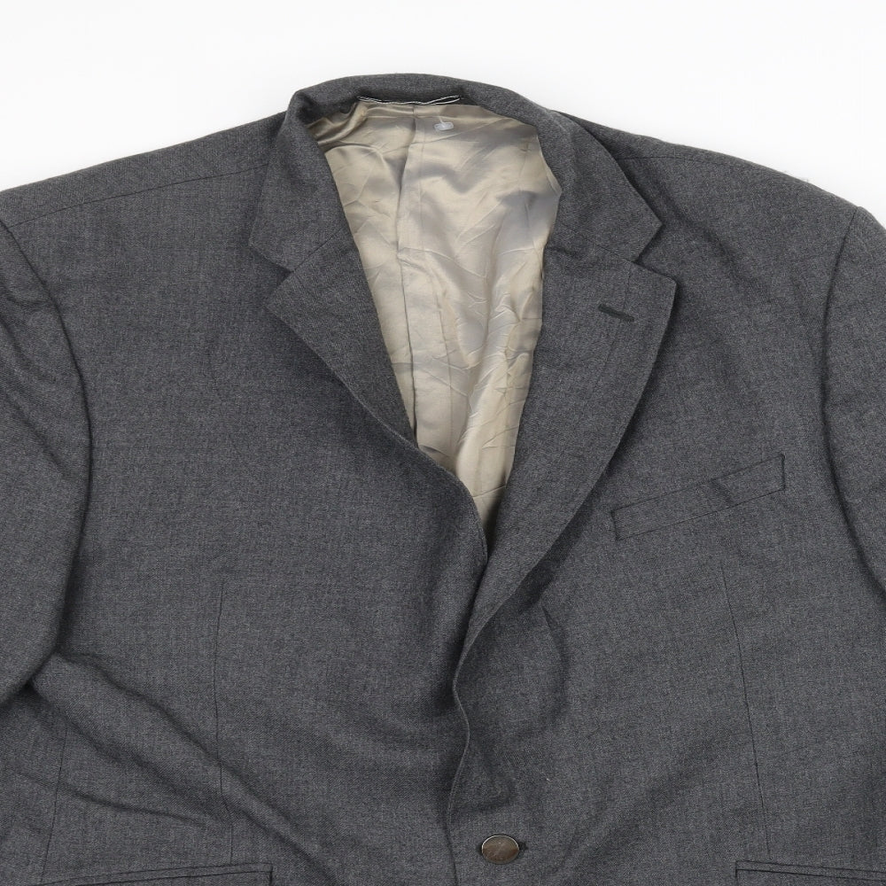 Marks and Spencer Mens Grey   Jacket Suit Jacket Size 46