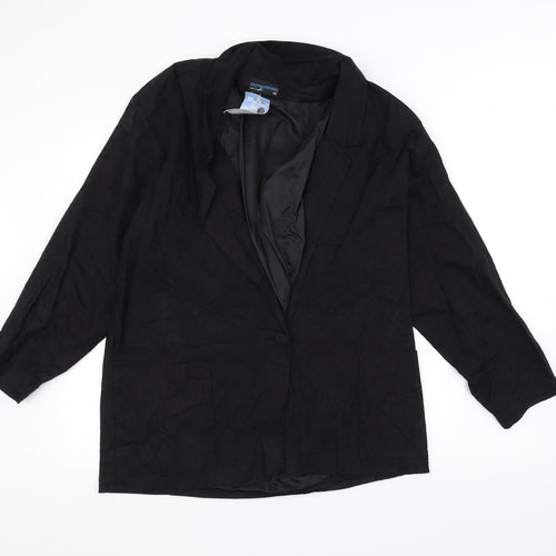 Expressions Womens Black   Jacket  Size 14