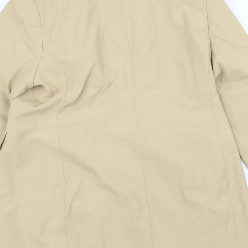 Marks and Spencer Womens White   Overcoat Coat Size 16