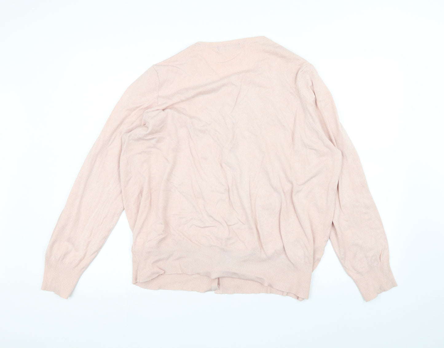 Marks and Spencer Womens Pink   Cardigan Jumper Size 22