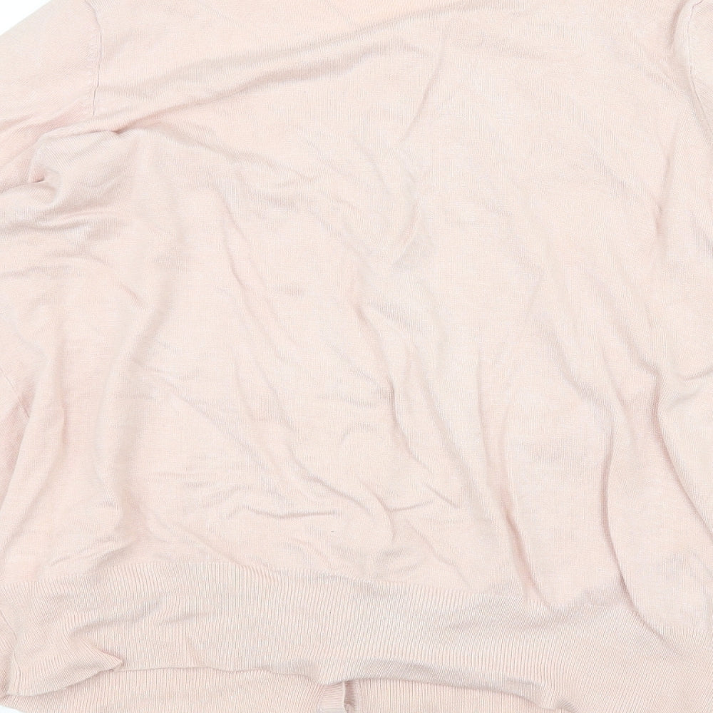 Marks and Spencer Womens Pink   Cardigan Jumper Size 22