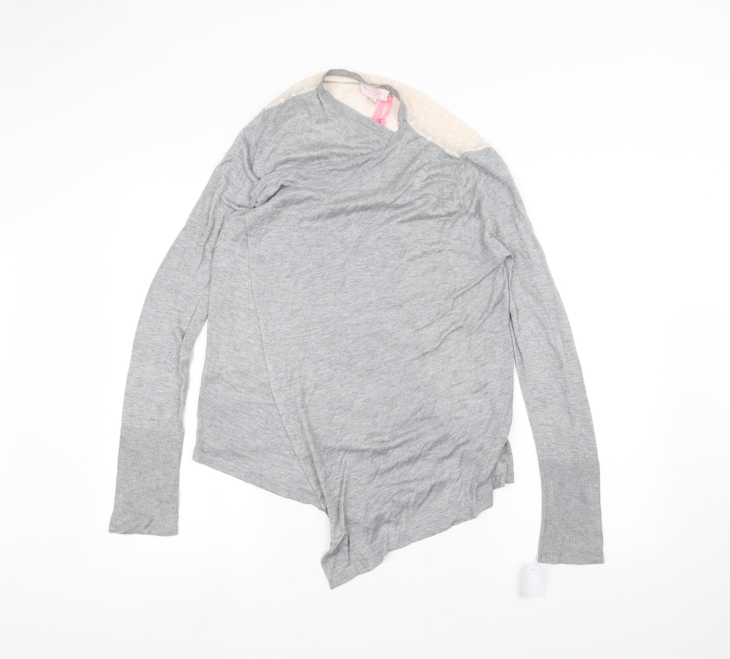 Gharani Strok Womens Grey   Cardigan Jumper Size L