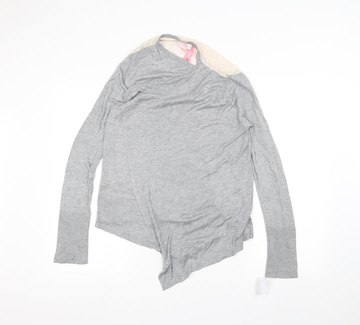 Gharani Strok Womens Grey Cardigan Jumper Size L