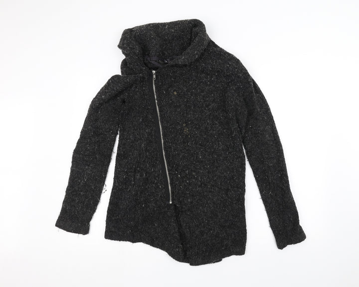 H&M Womens Black   Jacket Coatigan Size S