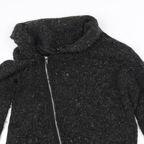 H&M Womens Black   Jacket Coatigan Size S