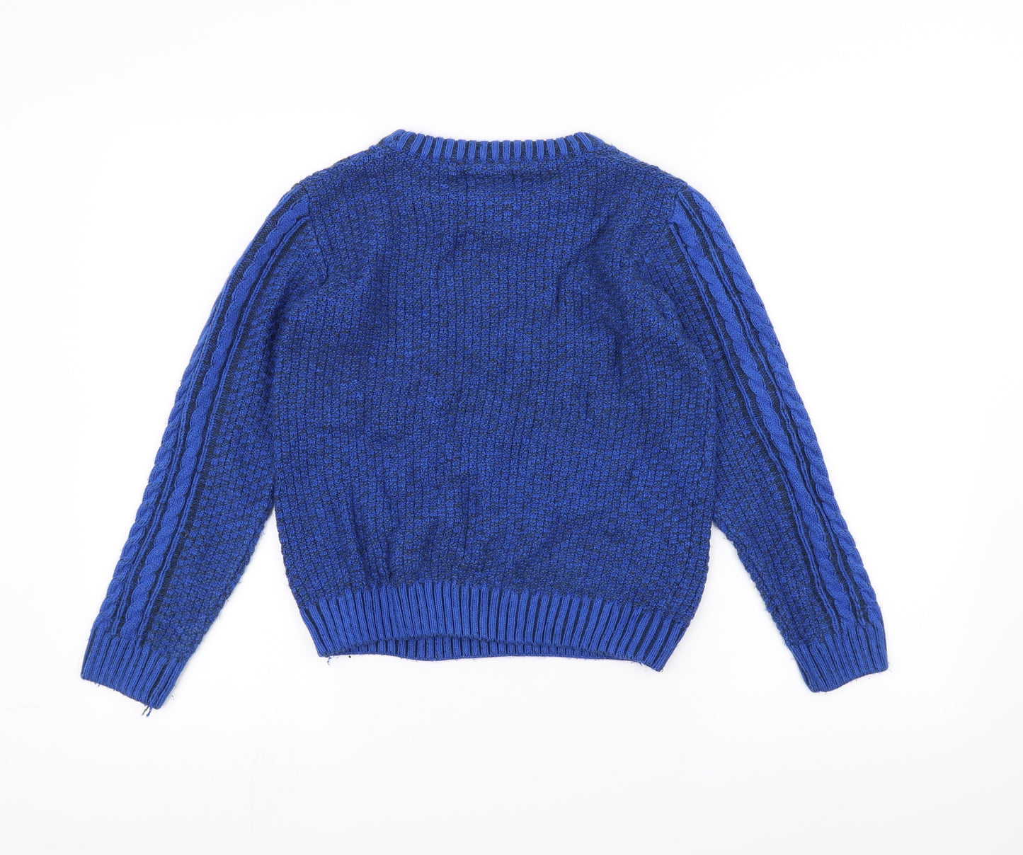 TU Boys Blue  Knit Pullover Jumper Size 10 Years