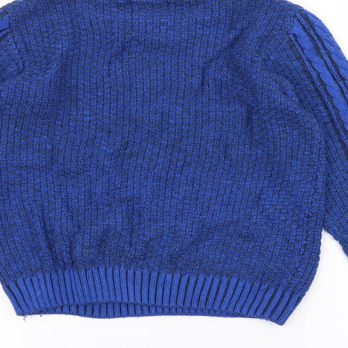 TU Boys Blue  Knit Pullover Jumper Size 10 Years