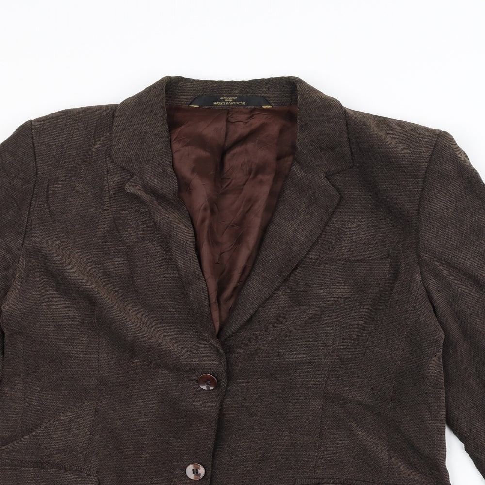 Marks and Spencer Womens Brown   Jacket  Size 12