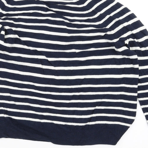 TU Womens Blue Striped  Pullover Jumper Size 8