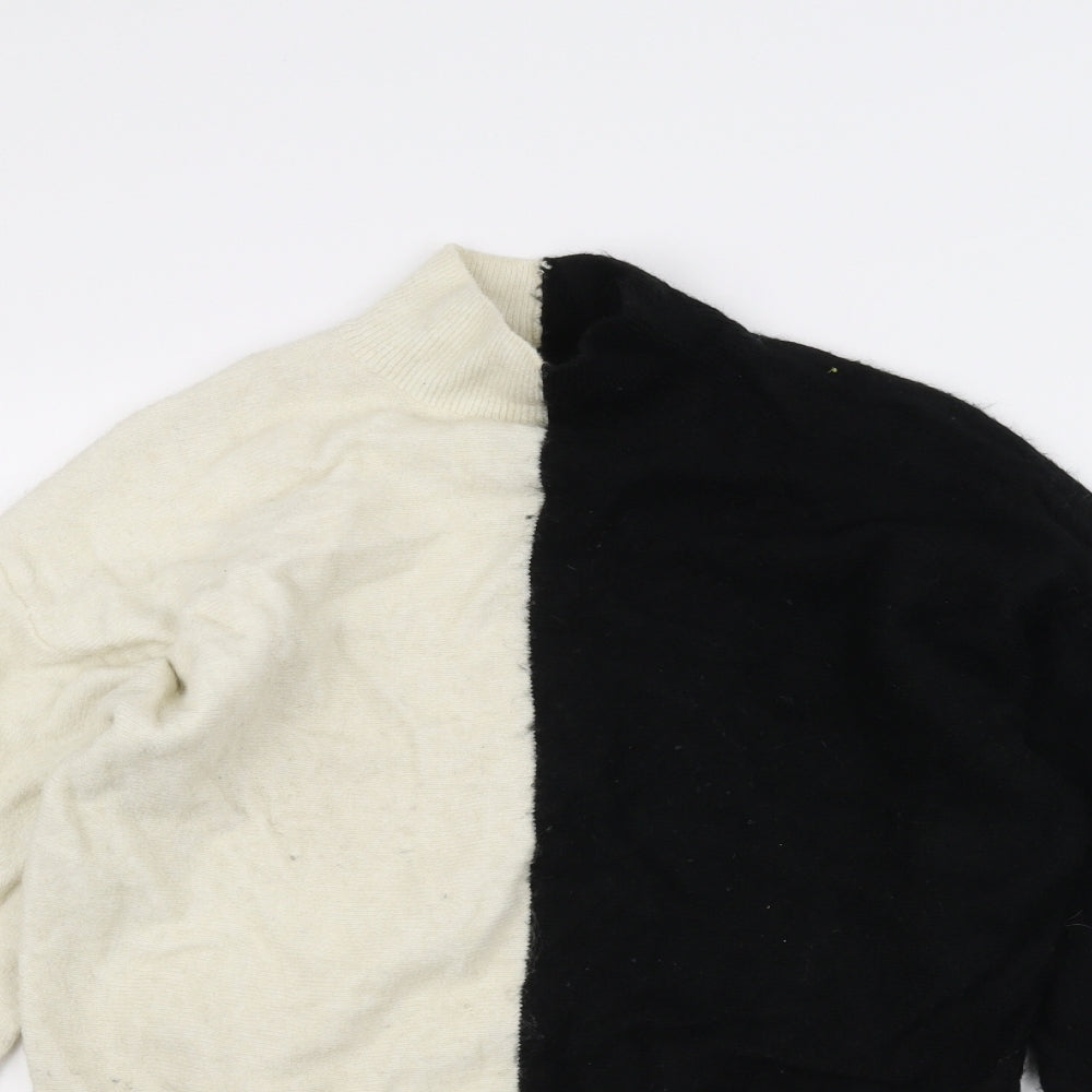 H&M Womens White   Pullover Jumper Size S