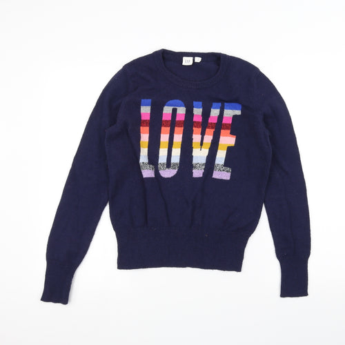 Gap Womens Blue   Pullover Jumper Size S
