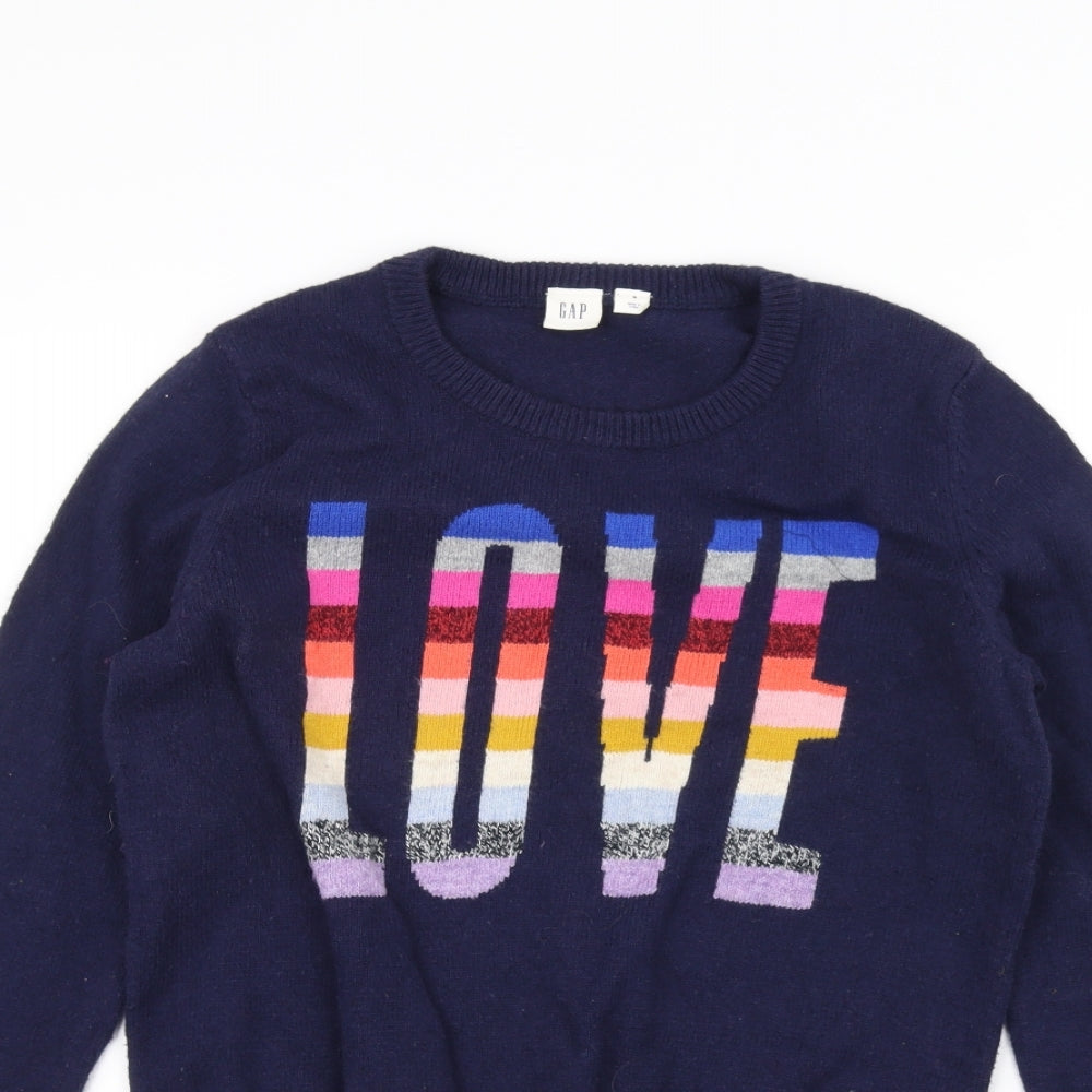 Gap Womens Blue   Pullover Jumper Size S