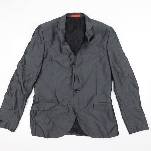 Ventuno 21 Mens Grey   Jacket Suit Jacket Size 34