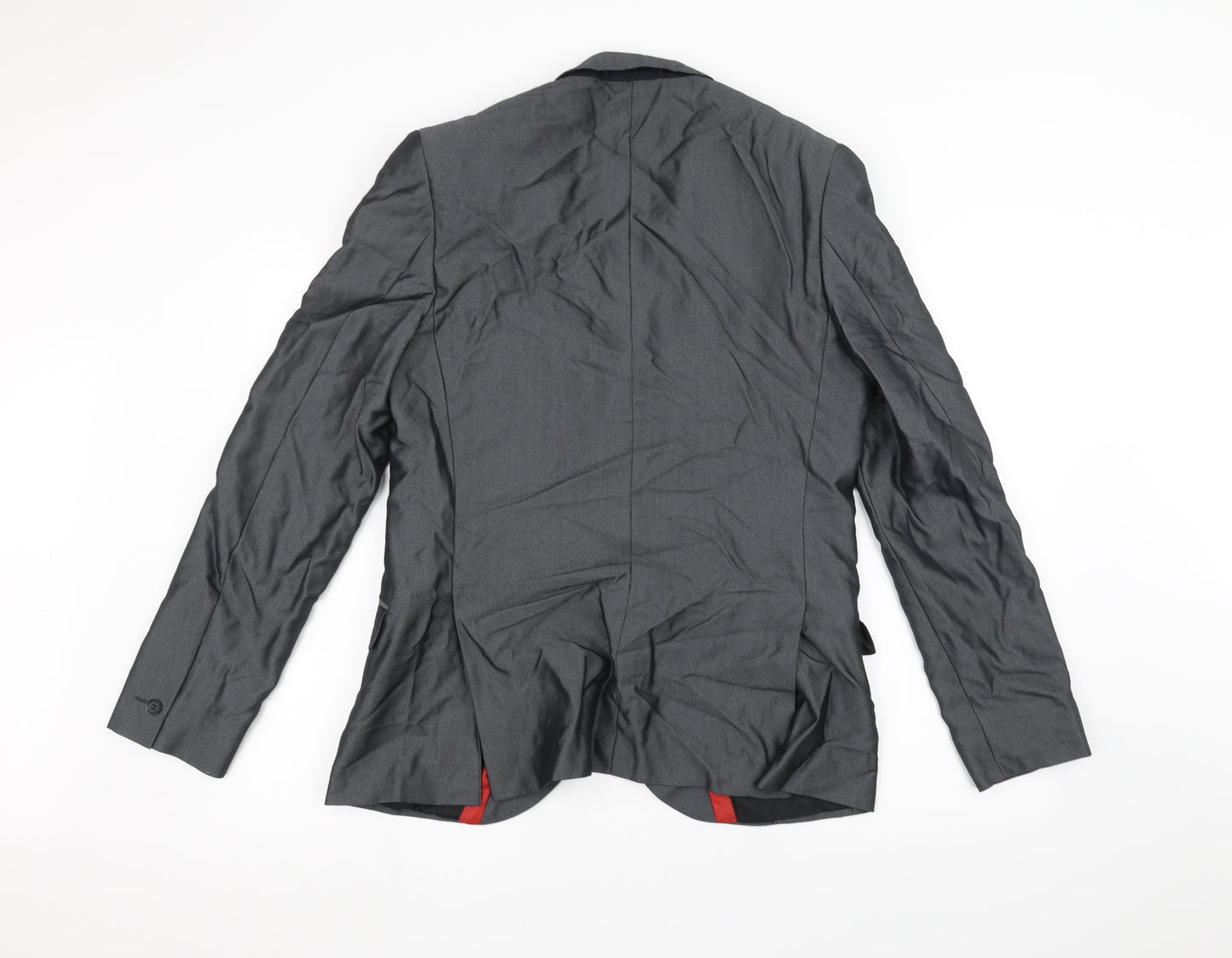 Ventuno 21 Mens Grey   Jacket Suit Jacket Size 34