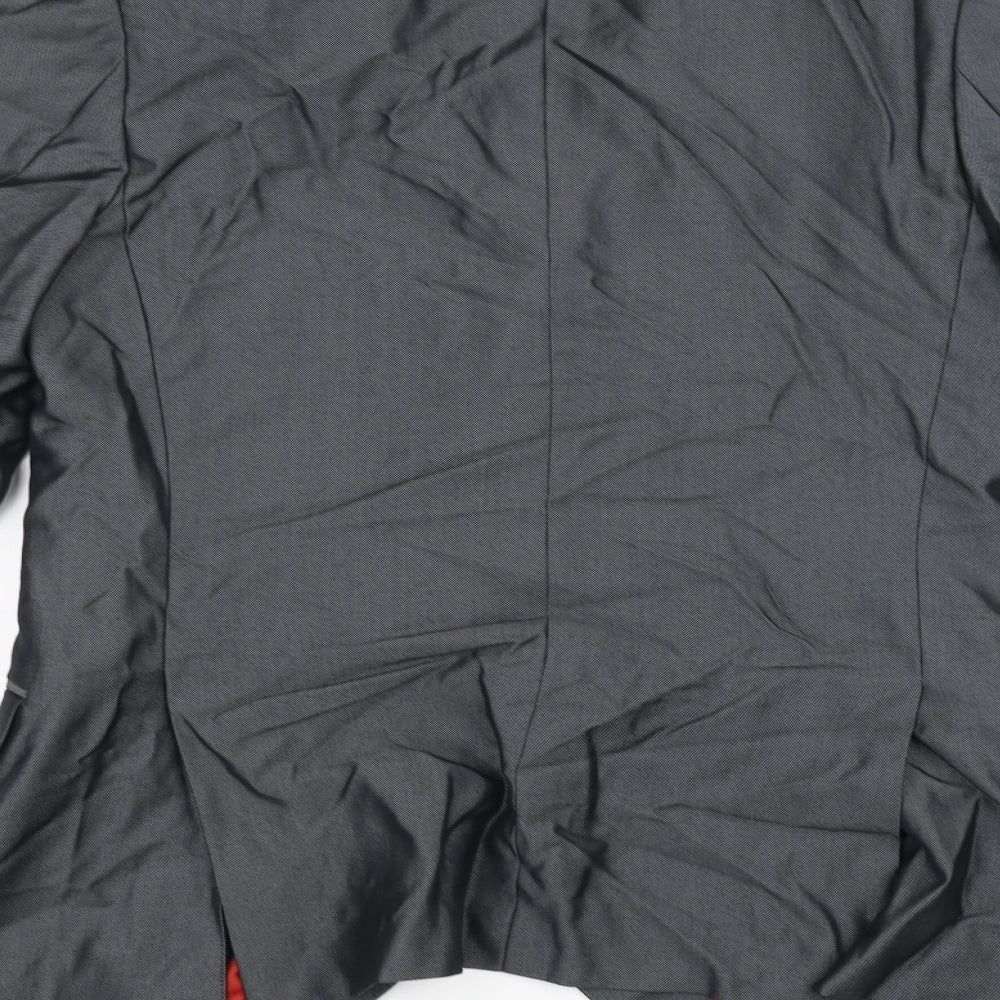 Ventuno 21 Mens Grey   Jacket Suit Jacket Size 34