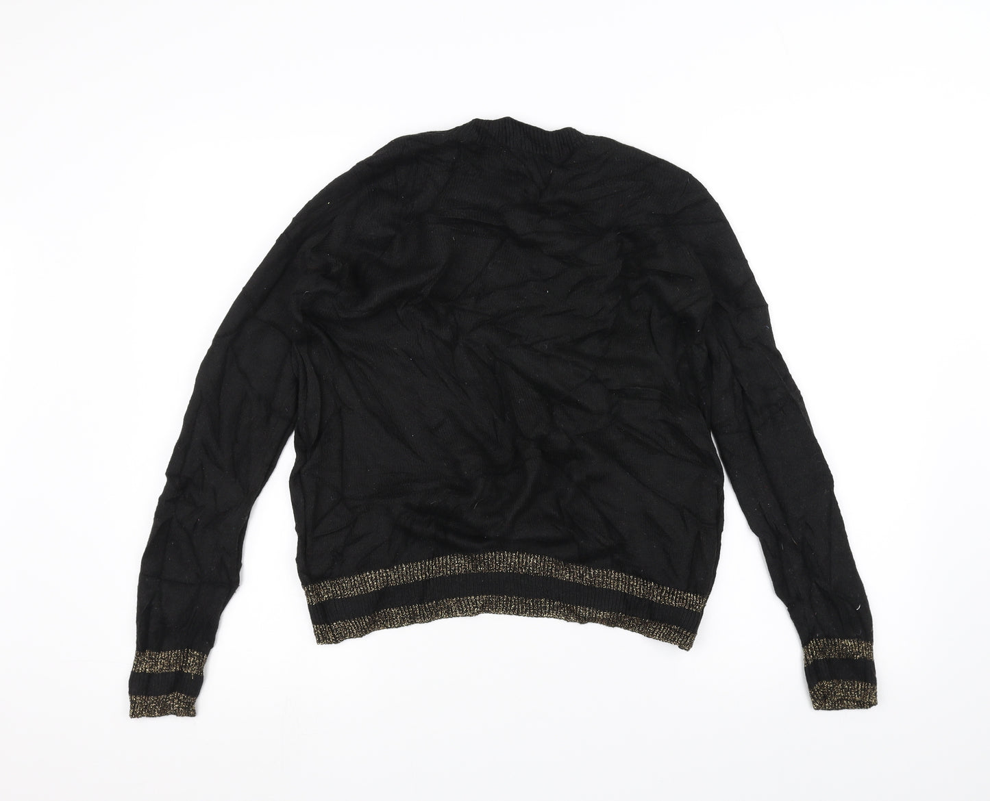 H&M Womens Black   Pullover Jumper Size S