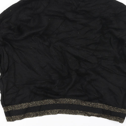 H&M Womens Black   Pullover Jumper Size S
