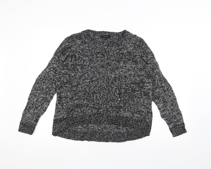 New Look Womens Black  Knit Pullover Jumper Size S