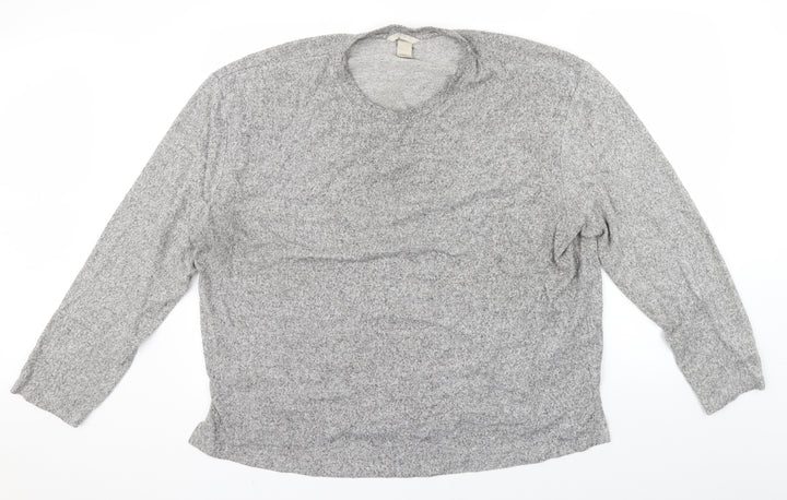 H&M Womens Grey   Pullover Jumper Size XL