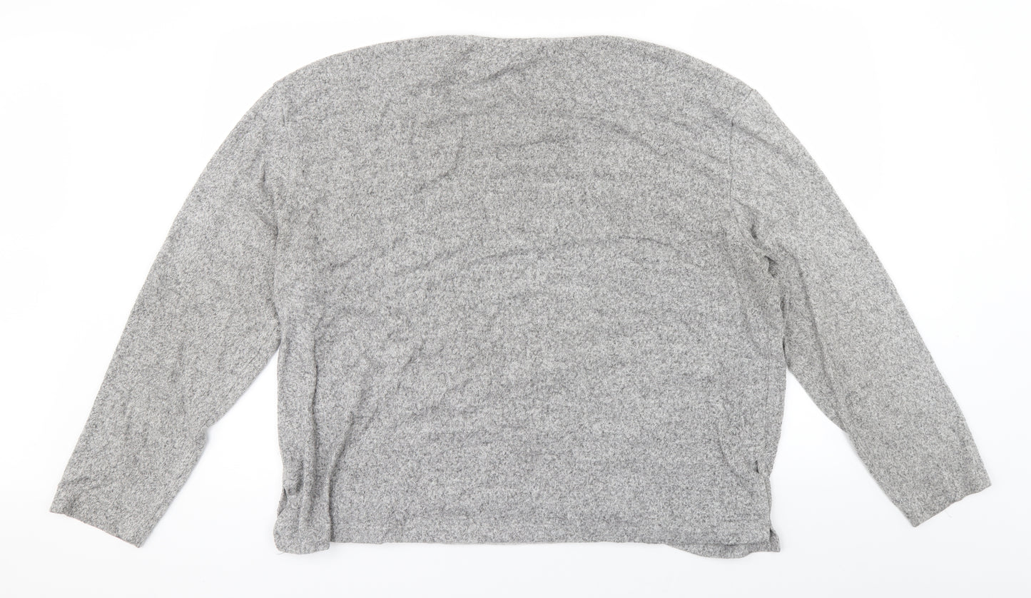 H&M Womens Grey   Pullover Jumper Size XL
