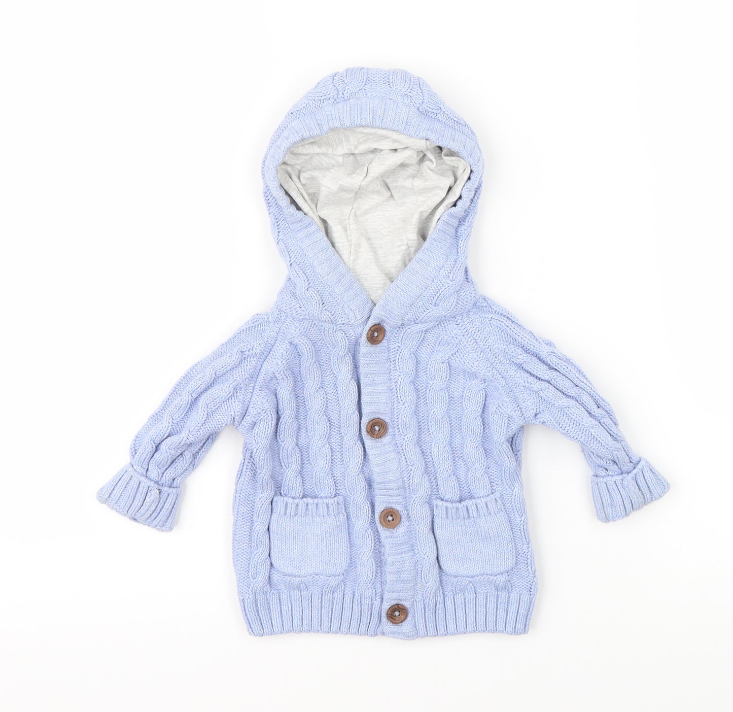 Marks & Spencer Baby Blue  Knit Pullover Jumper Size 3-6 Months