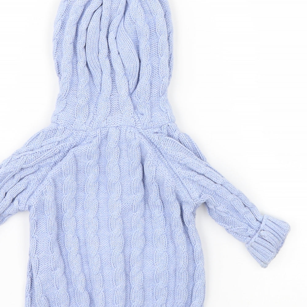 Marks & Spencer Baby Blue  Knit Pullover Jumper Size 3-6 Months