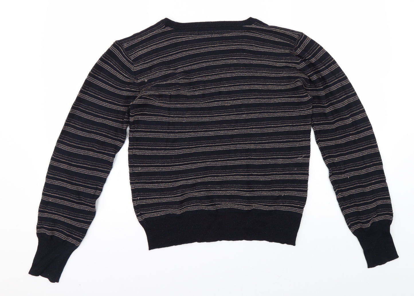 NEXT Womens Blue Striped  Pullover Jumper Size 12