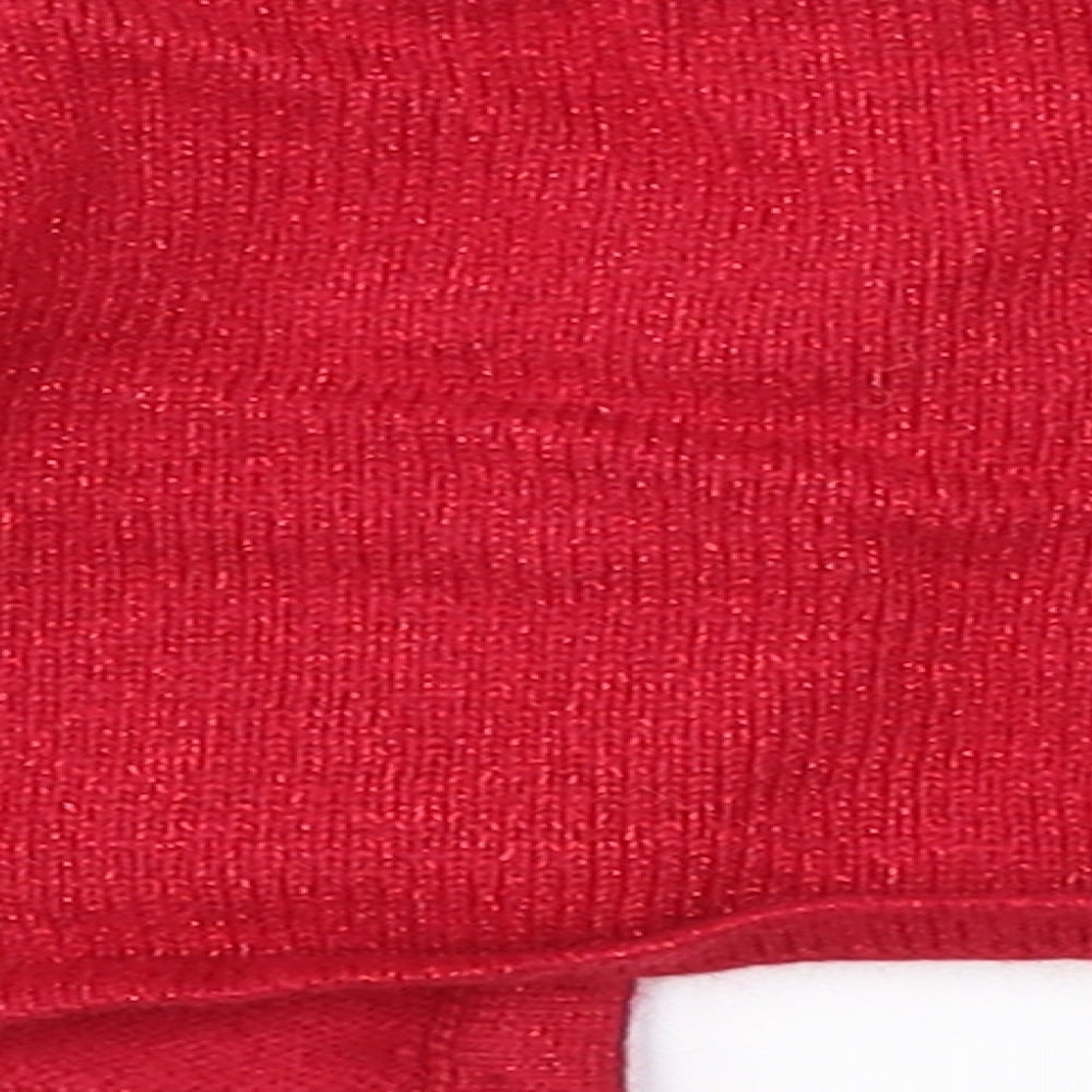 NEXT Girls Red   Shrug Jumper Size 3-6 Months