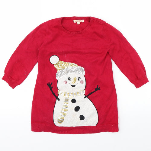 Blue Zoo Baby Red   Pullover Jumper Size 18-24 Months