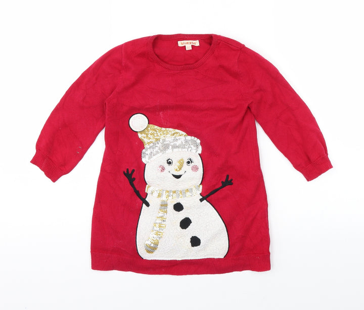 Blue Zoo Baby Red   Pullover Jumper Size 18-24 Months