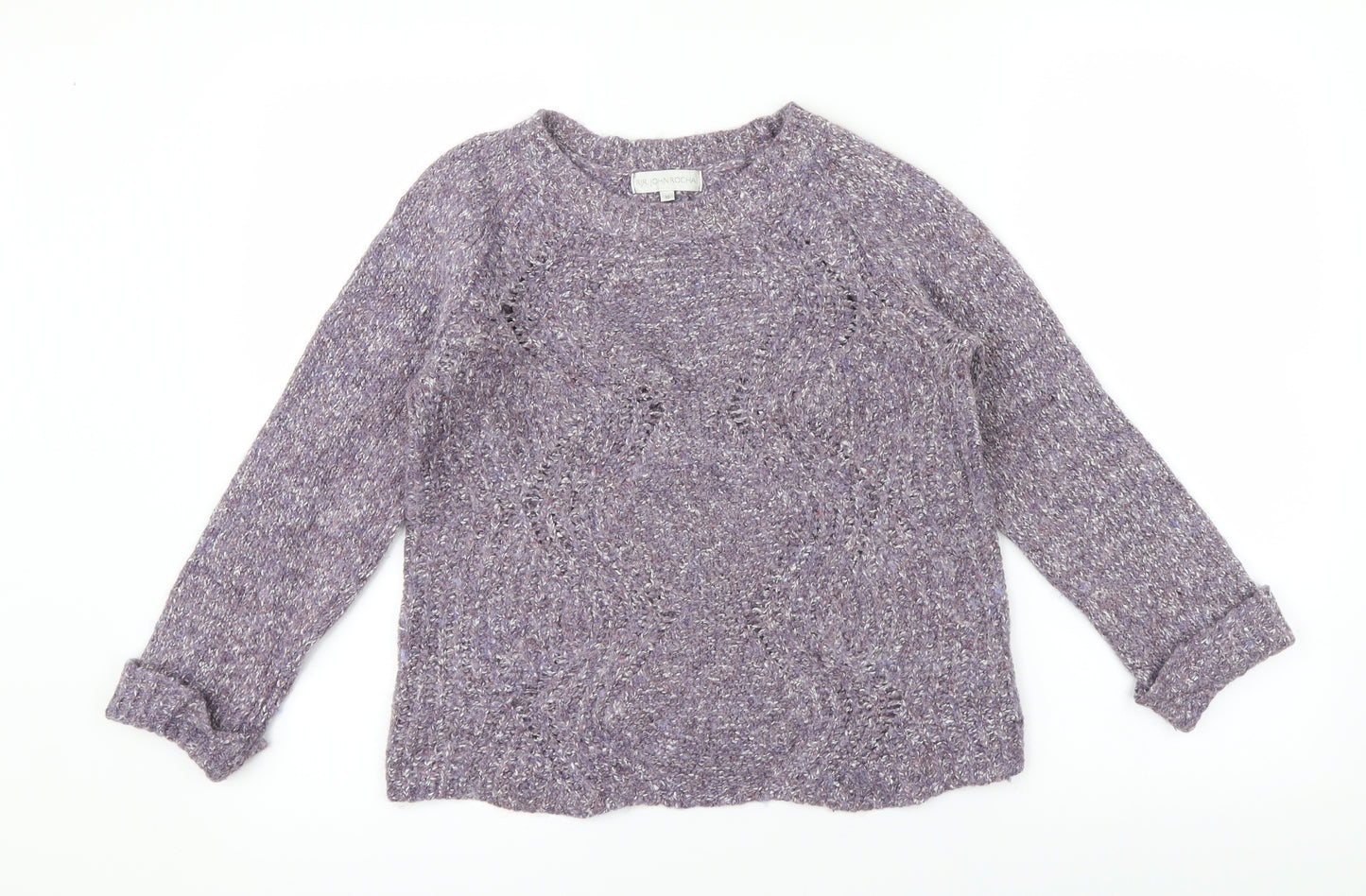 RJR.John Rocha Womens Purple   Pullover Jumper Size 10