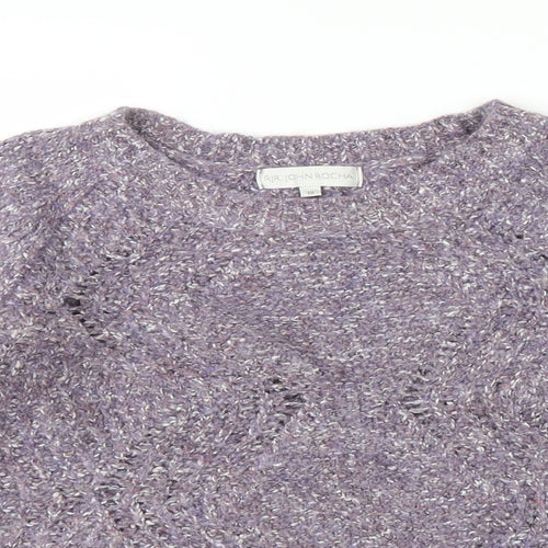 RJR.John Rocha Womens Purple   Pullover Jumper Size 10