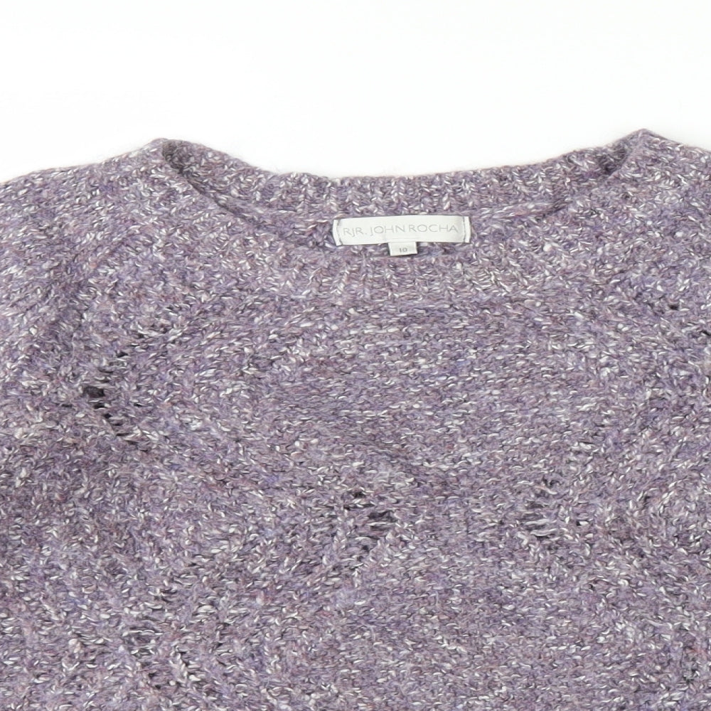 RJR.John Rocha Womens Purple   Pullover Jumper Size 10