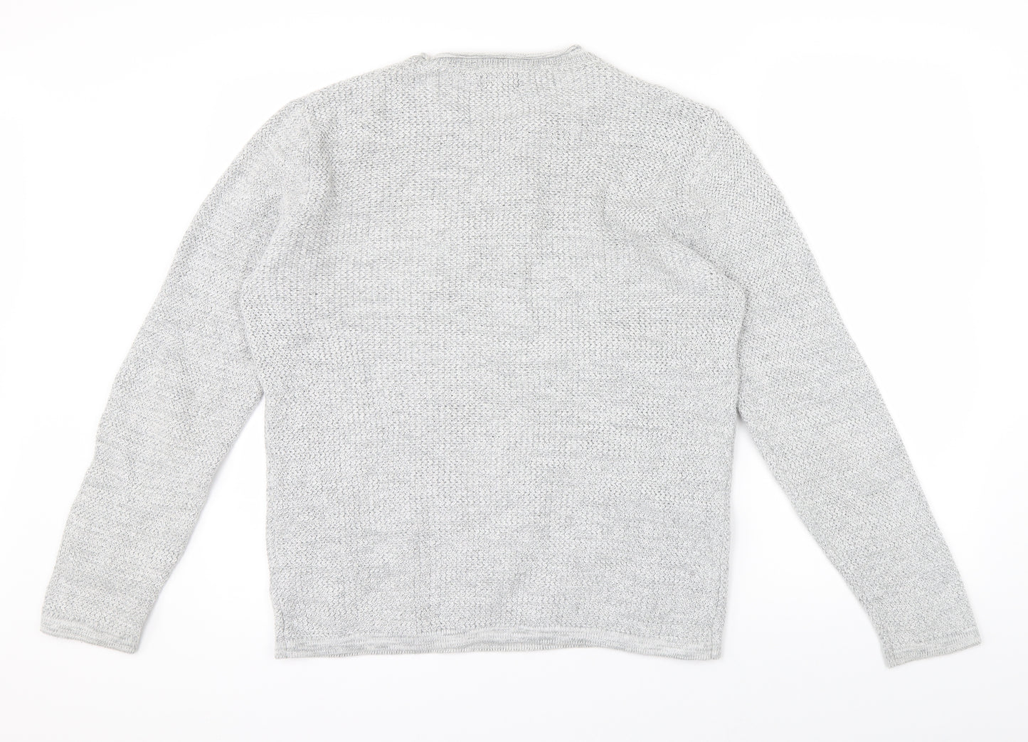 NEXT Mens Grey  Knit Pullover Jumper Size M