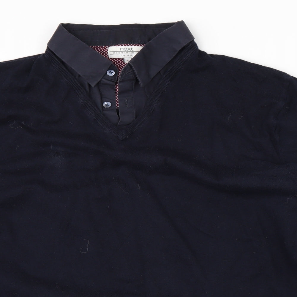 NEXT Mens Blue   Pullover Jumper Size XL