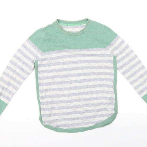 Debenshams Womens Multicoloured Striped  Pullover Jumper Size 10