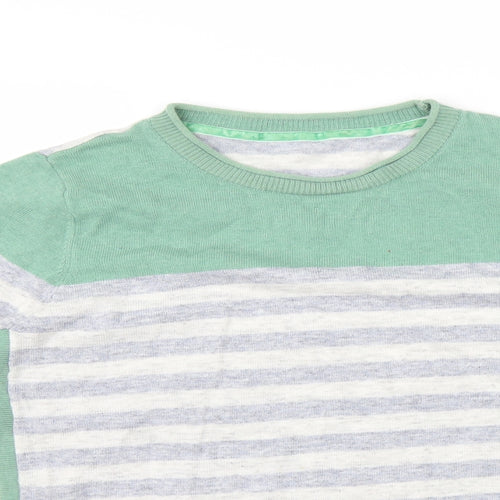 Debenshams Womens Multicoloured Striped  Pullover Jumper Size 10