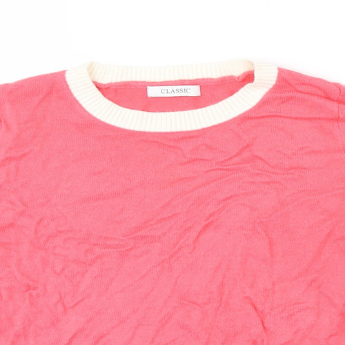 Marks & Spencer Womens Pink   Jersey T-Shirt Size 8