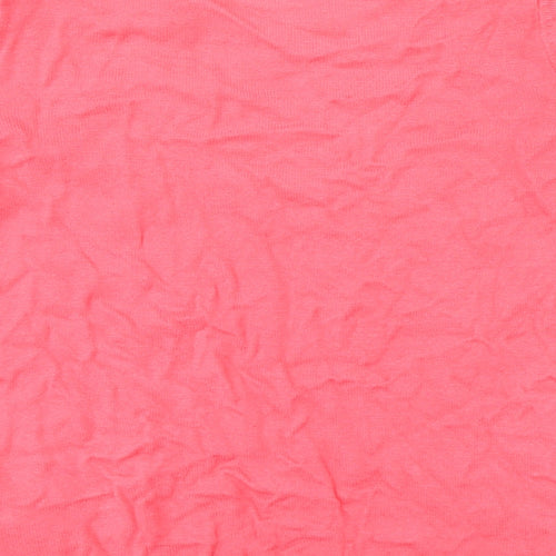 Marks & Spencer Womens Pink   Jersey T-Shirt Size 8